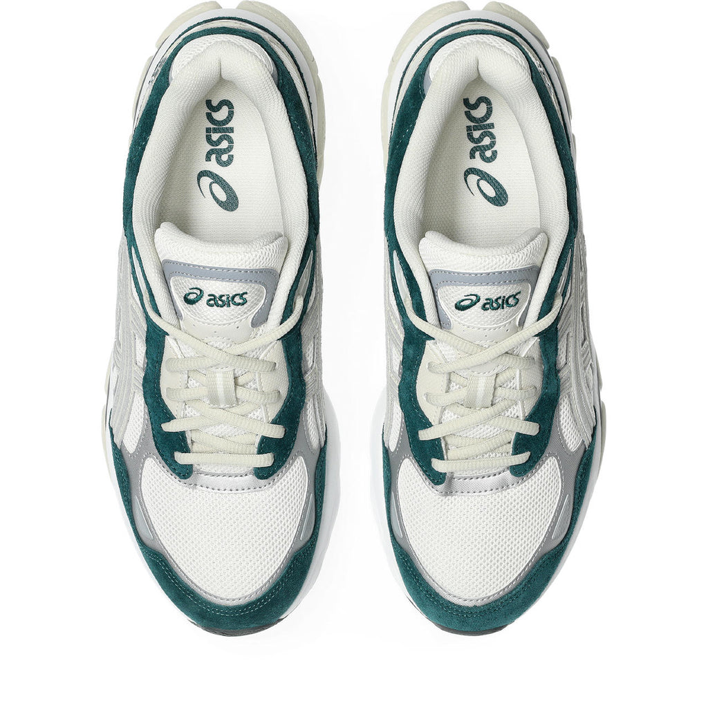 Asics Gel-Nimbus 24 – Cream/Teal Green Sneaker