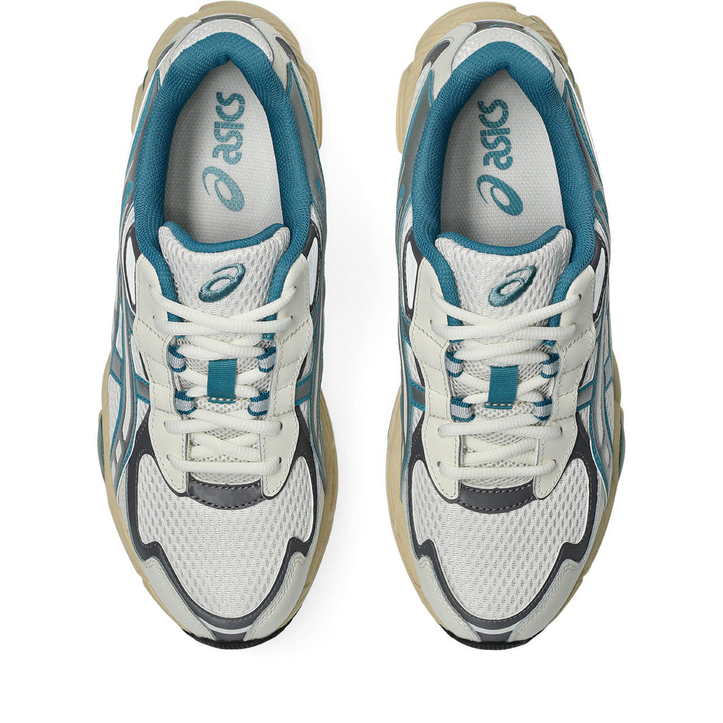 Asics Gel-Kayano 14 – Cream/Teal Blue/Silver Sneaker