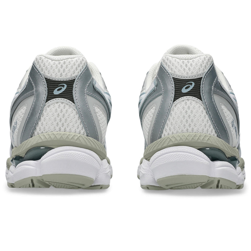 Asics Gel-Kayano 14 – White/Silver/Light Blue/Olive Sneaker