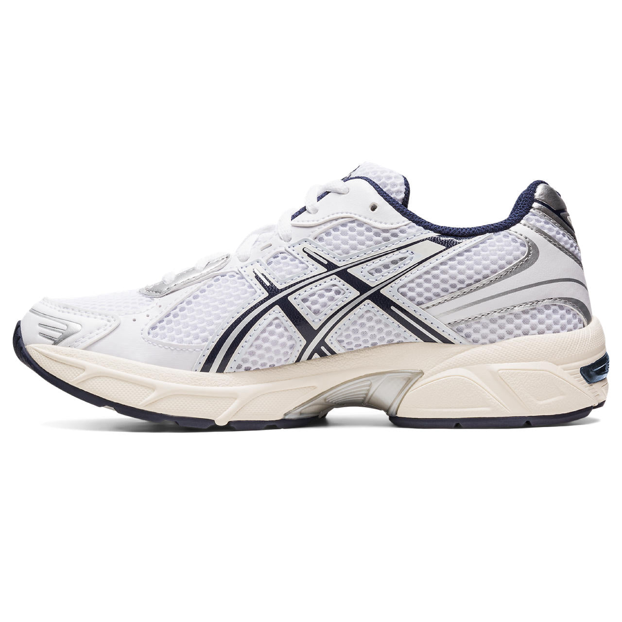 Asics Gel-1130 – White/Navy/Silver Sneaker