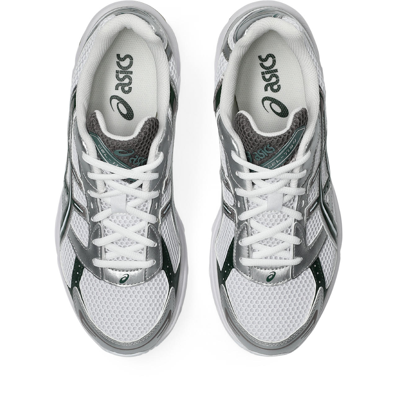 Asics Gel-1130 – White/Silver/Dark Green Sneaker