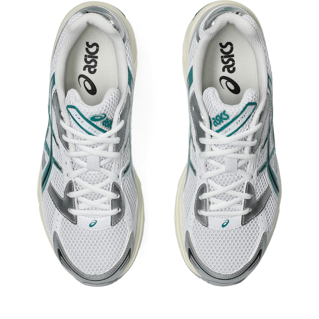 Asics Gel-1130 – White/Silver/Teal Green Sneaker