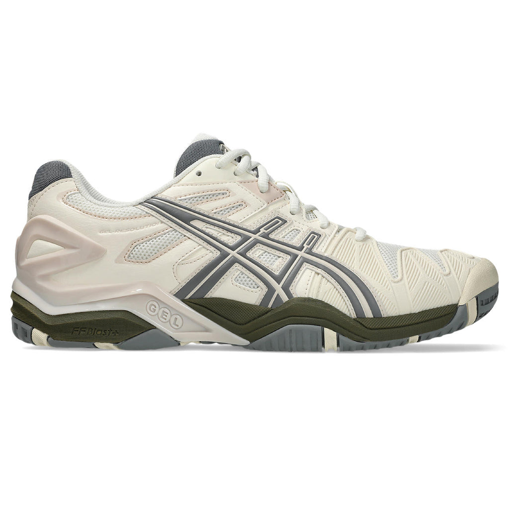 Asics Gel-Resolution – Cream/Beige/Dark Grey Tennis Sneaker