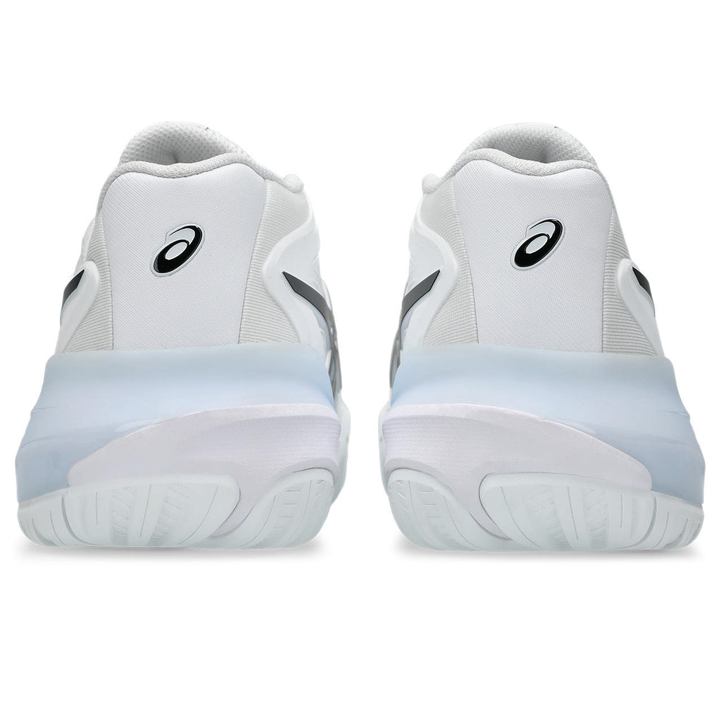 Asics Gel-Resolution – White/Black/Light Blue Tennis Sneaker