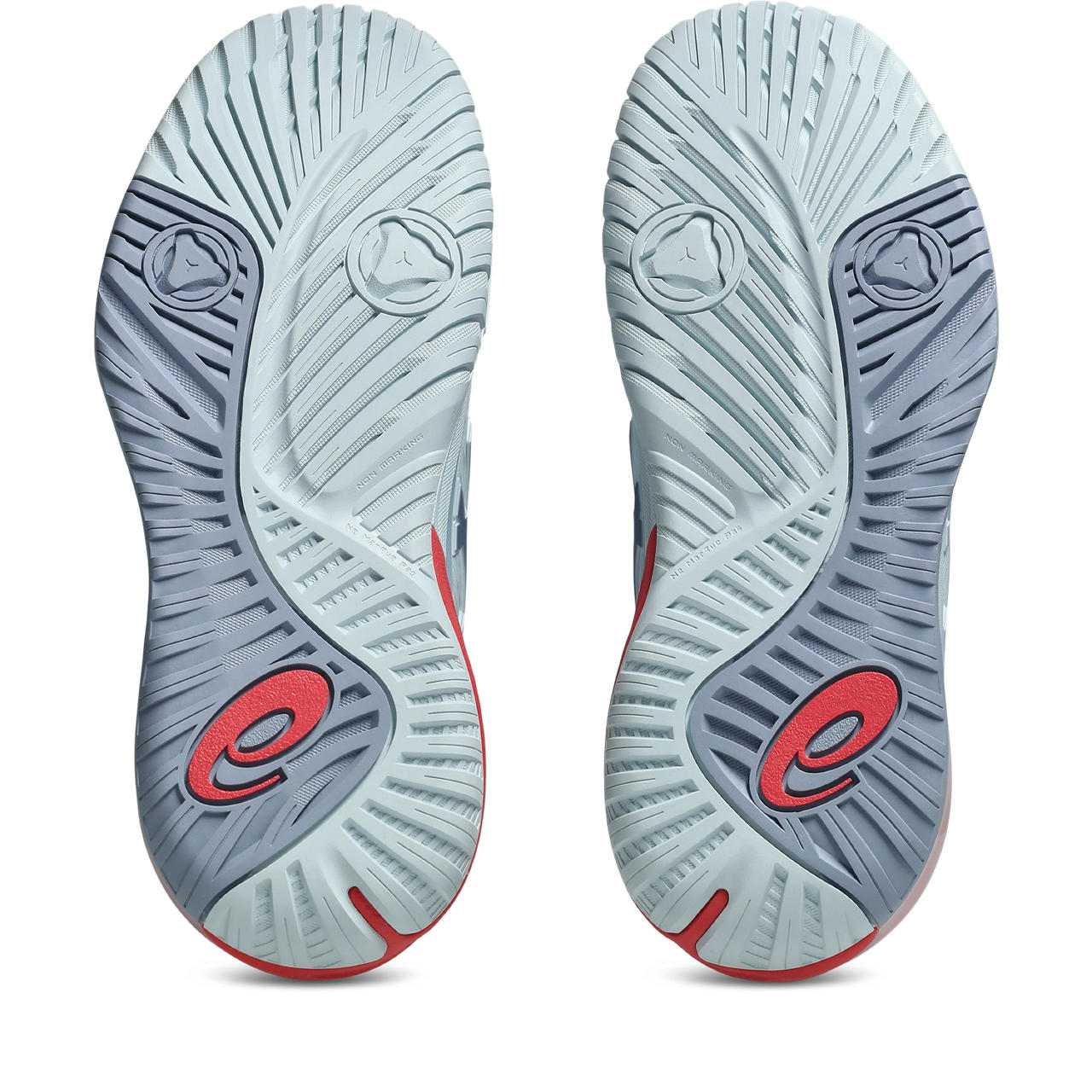 Asics Gel-Resolution – Light Sky Blue/Navy/Red Tennis Sneaker