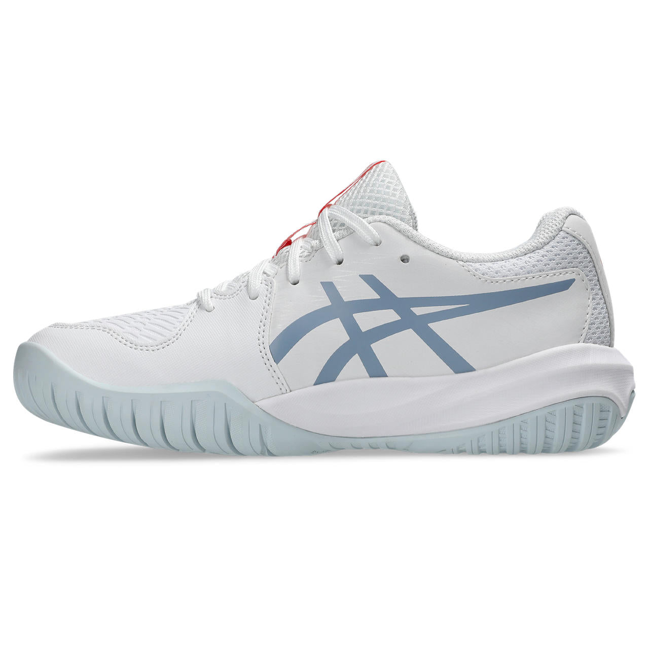 Asics Gel-Resolution – White/Dusty Blue Tennis Sneaker