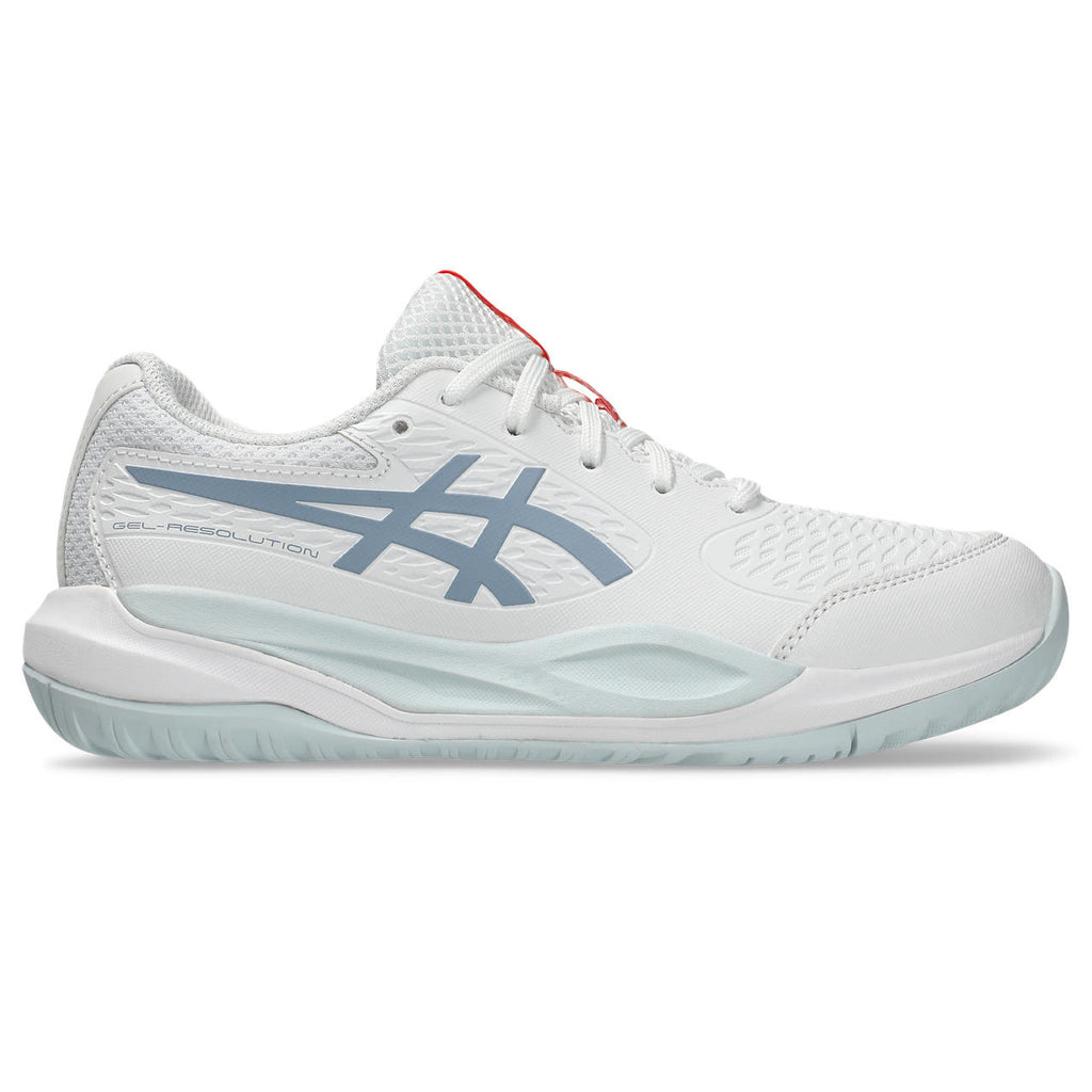 Asics Gel-Resolution – White/Dusty Blue Tennis Sneaker