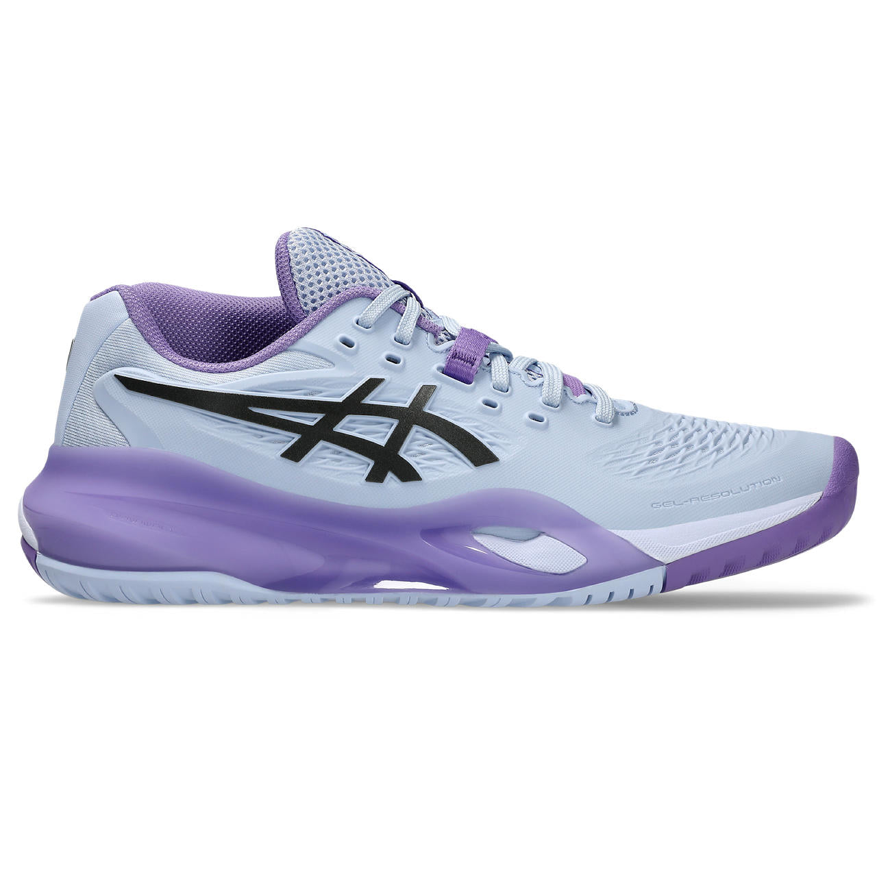 Asics Gel-Resolution – Light Blue/Purple/Black Tennis Sneaker