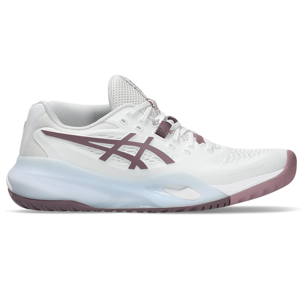 Asics Gel-Resolution – White/Dusty Mauve Tennis Sneaker