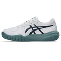 Asics Gel-Resolution – White/Navy/Teal Tennis Sneaker