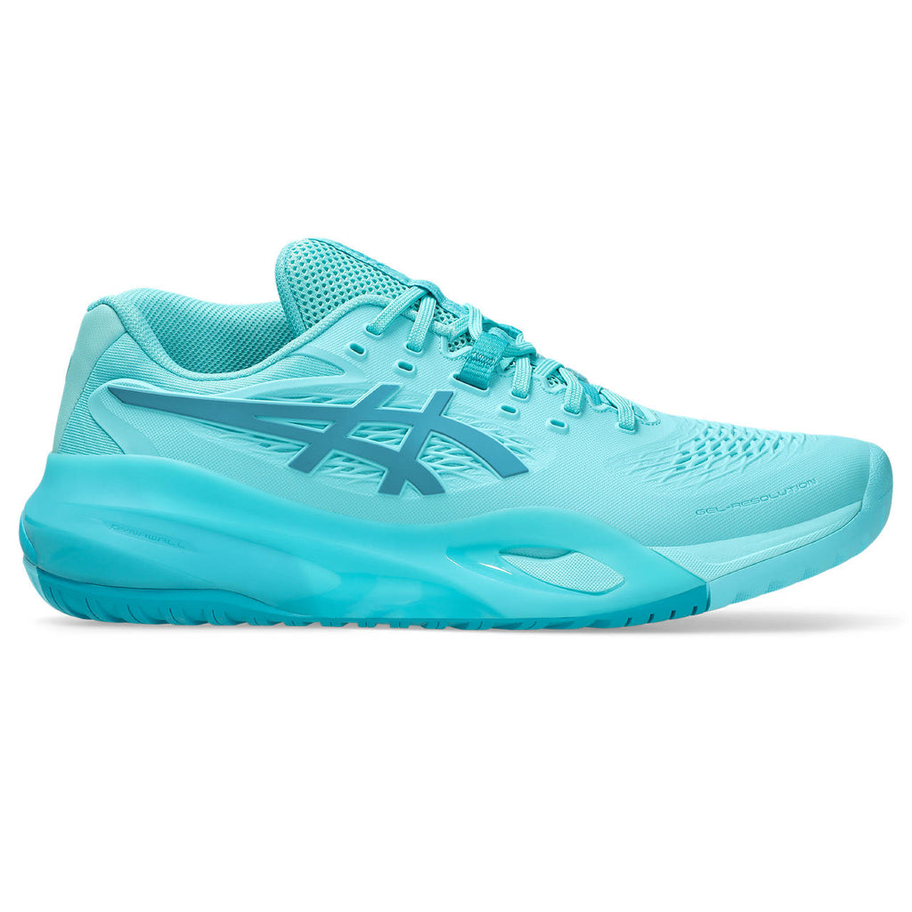 Asics Gel-Resolution – Turquoise/Cyan Tennis Sneaker