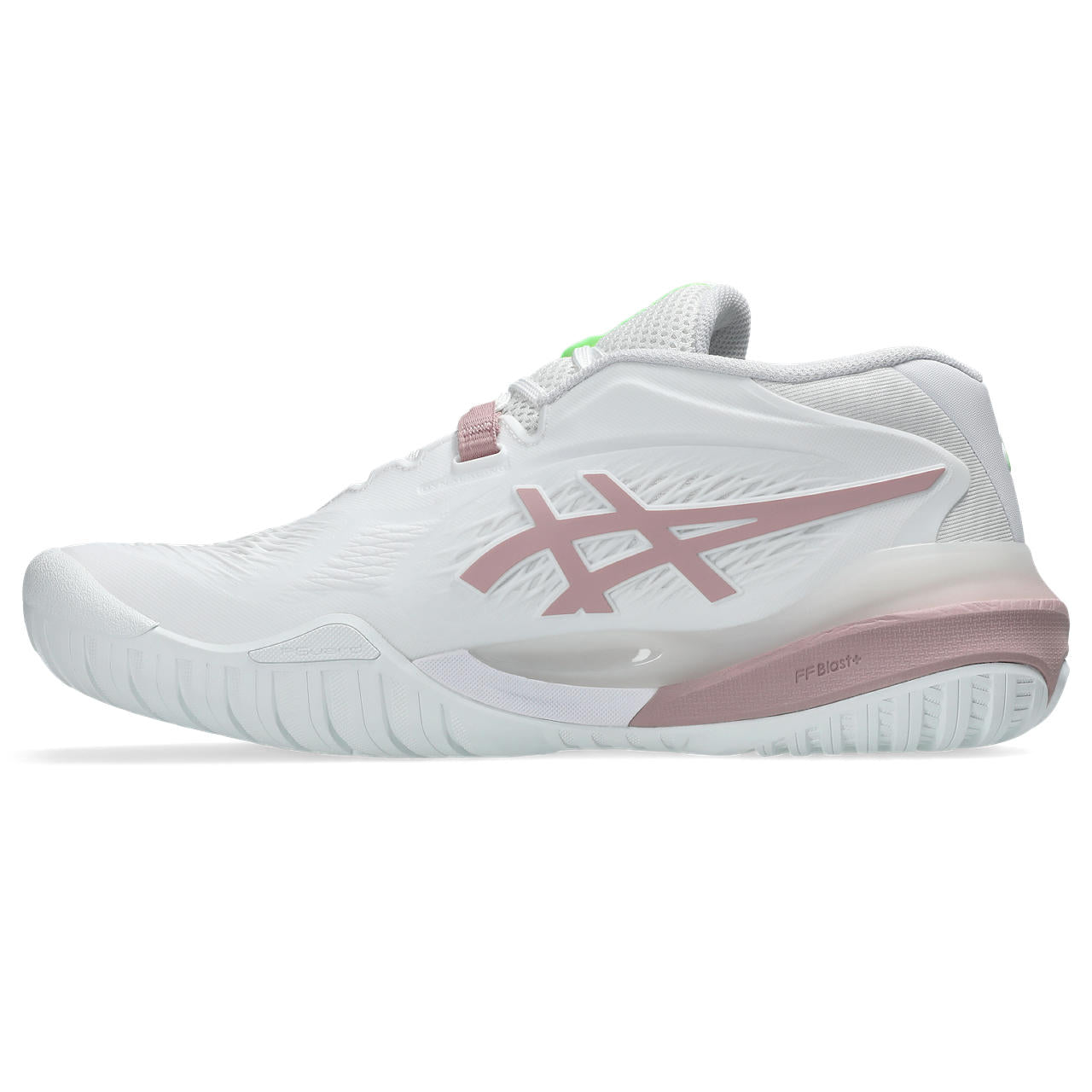 Asics Gel-Resolution – White/Dusty Pink Tennis Sneaker