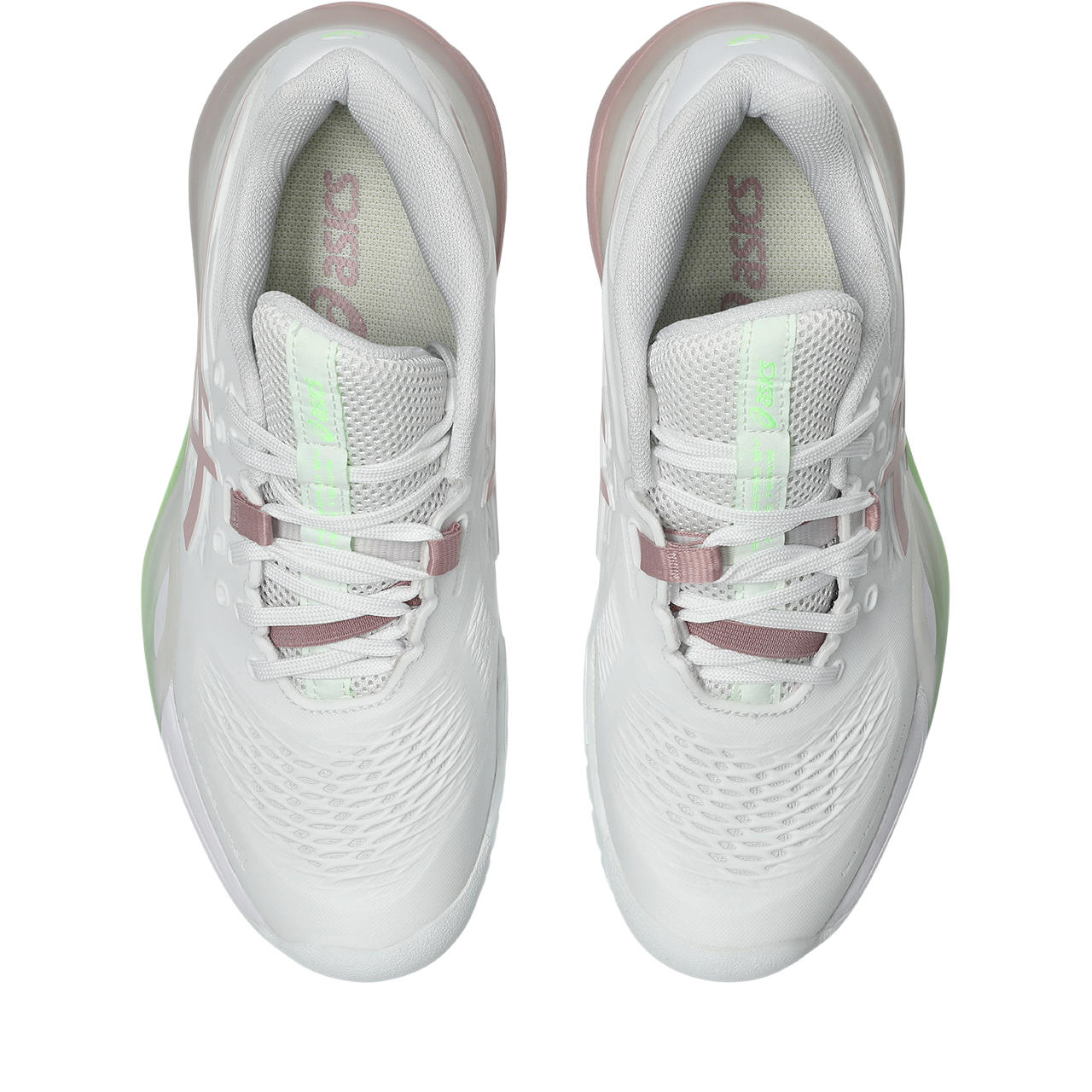 Asics Gel-Resolution – White/Dusty Pink Tennis Sneaker