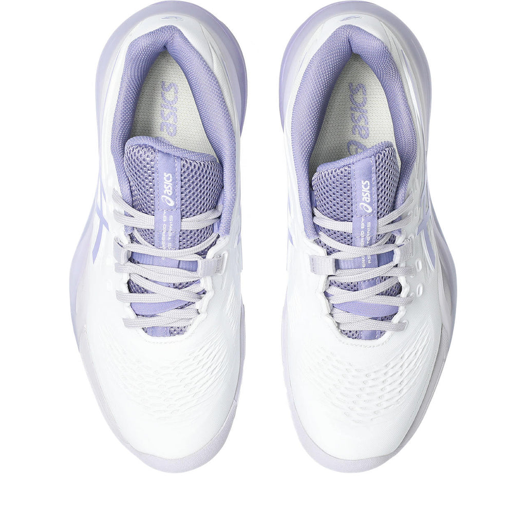 Asics Gel-Resolution – White/Lavender/Purple Tennis Sneaker