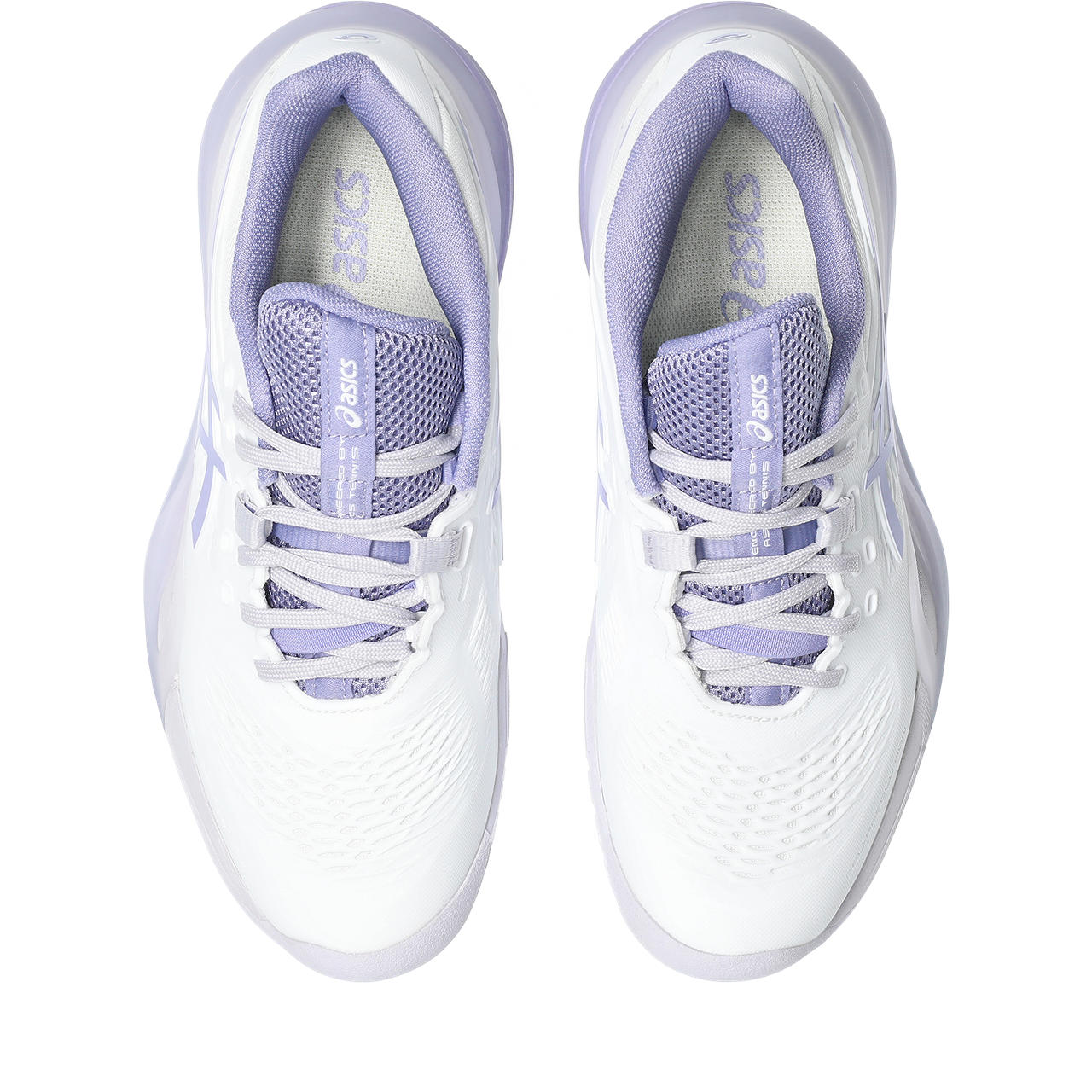 Asics Gel-Resolution – White/Lavender/Purple Tennis Sneaker