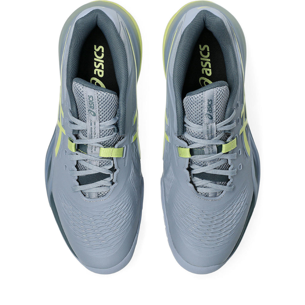 Asics Gel-Resolution – Grey/Pale Lime Yellow Tennis Sneaker