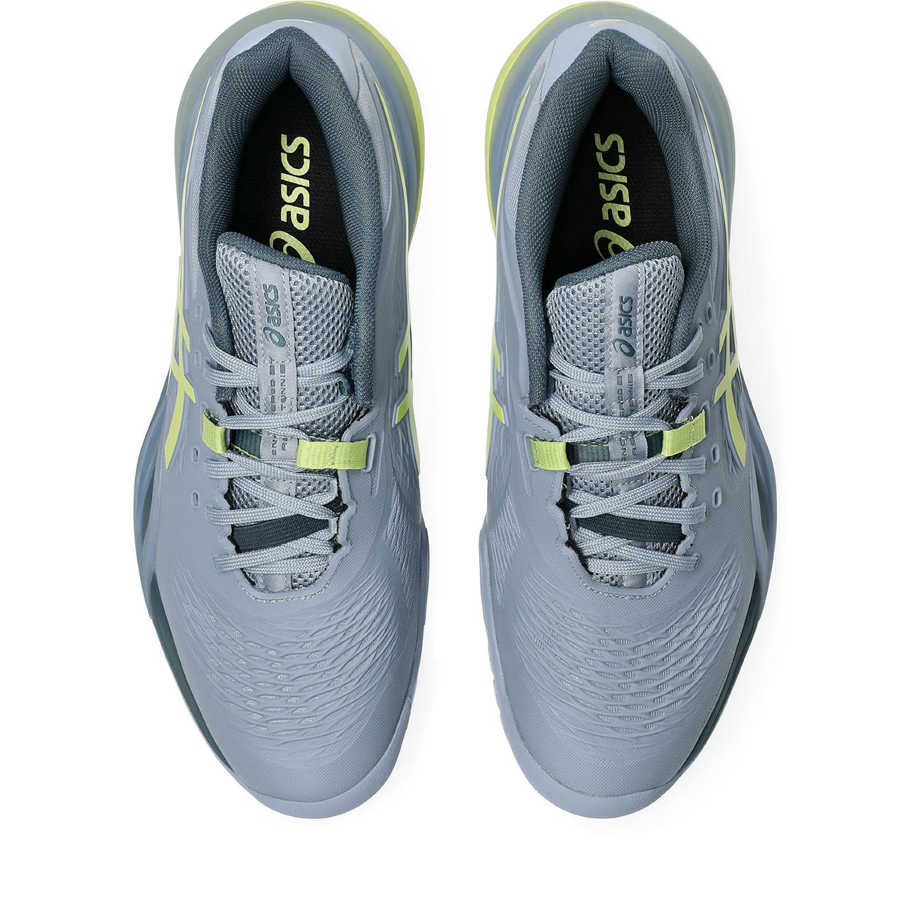 Asics Gel-Resolution – Grey/Pale Lime Yellow Tennis Sneaker