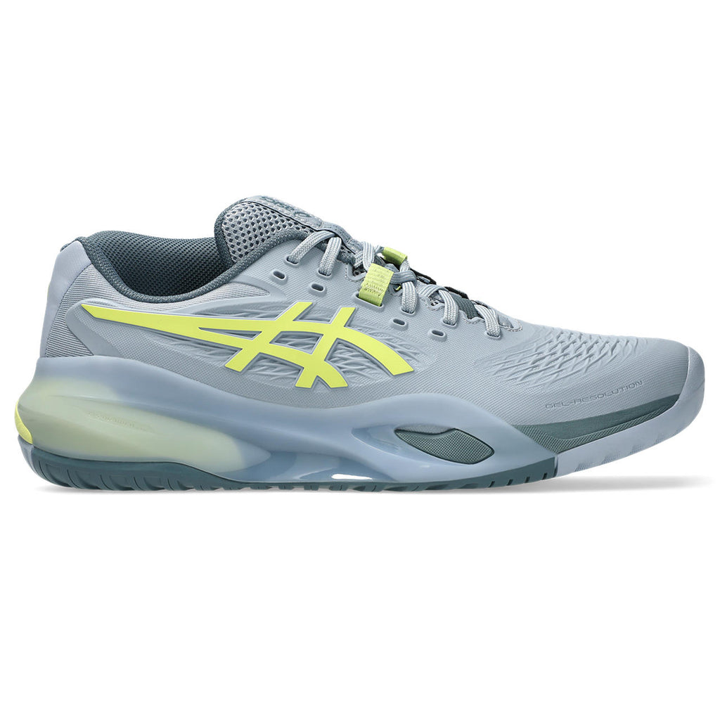 Asics Gel-Resolution – Grey/Pale Lime Yellow Tennis Sneaker