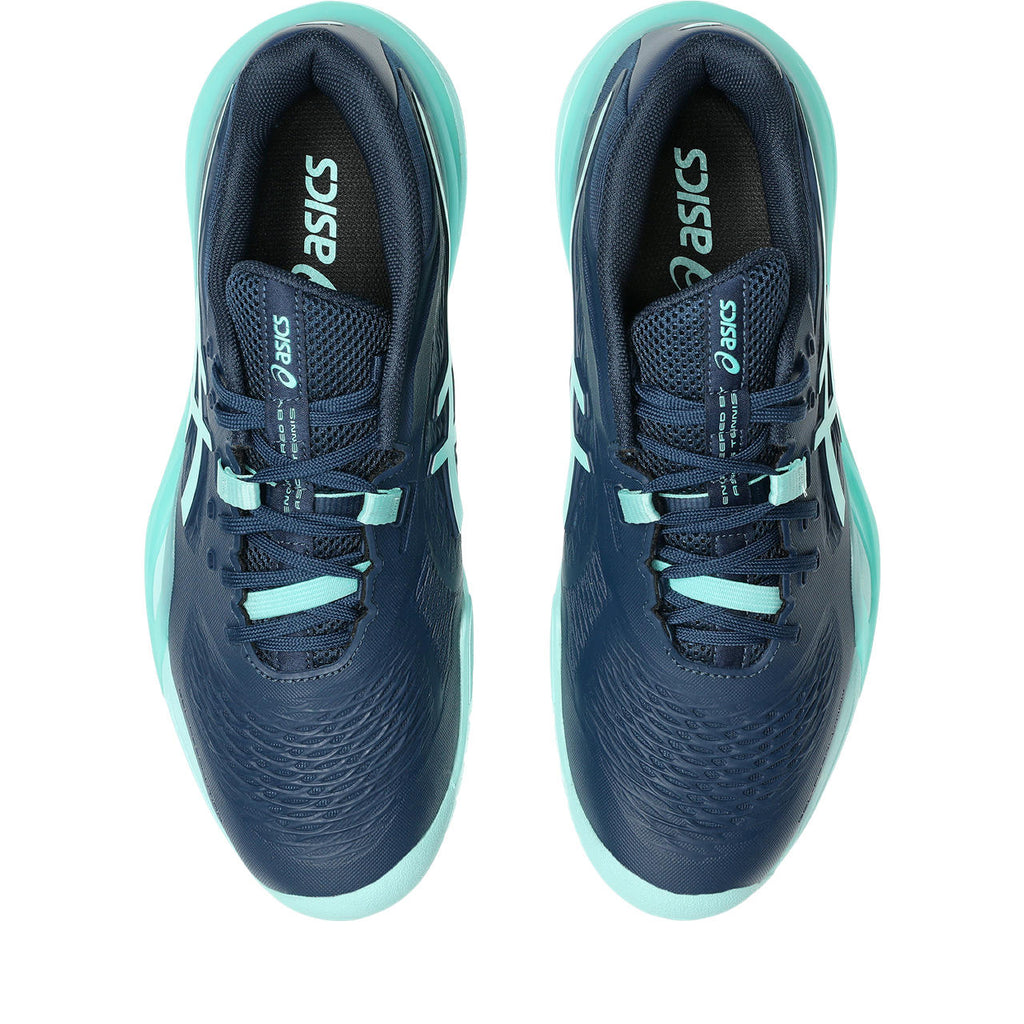 Asics Gel-Resolution – Navy/Mint/Turquoise Tennis Sneaker