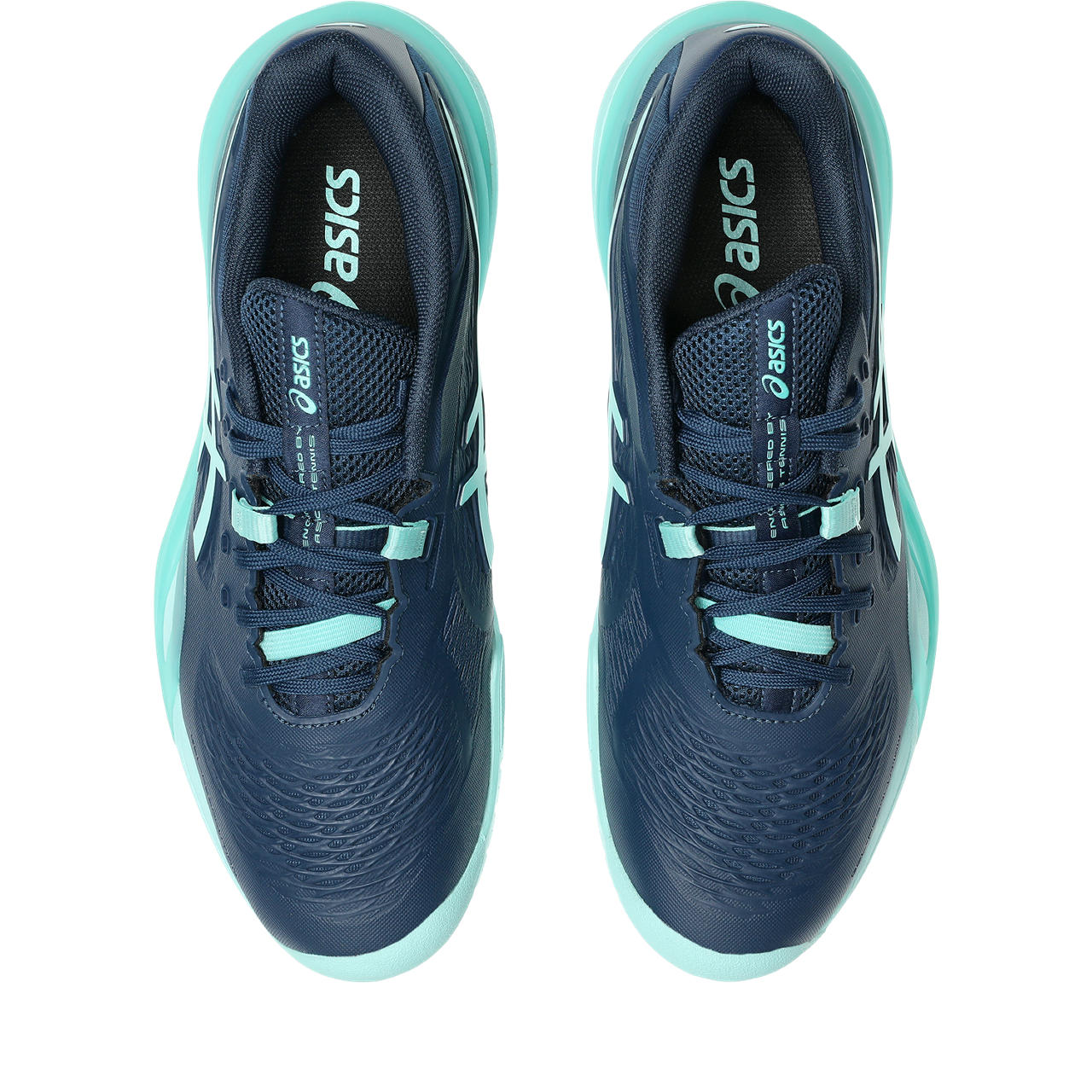Asics Gel-Resolution – Navy/Mint/Turquoise Tennis Sneaker