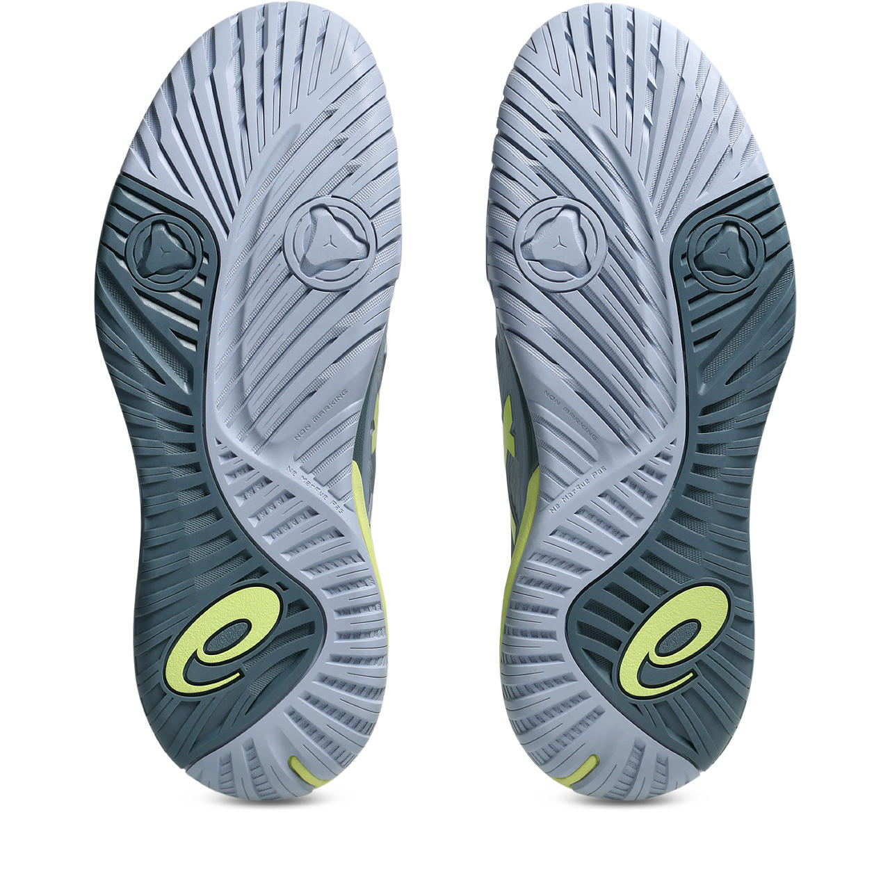 Asics Gel-Resolution – Light Grey/Lime Yellow Tennis Sneaker