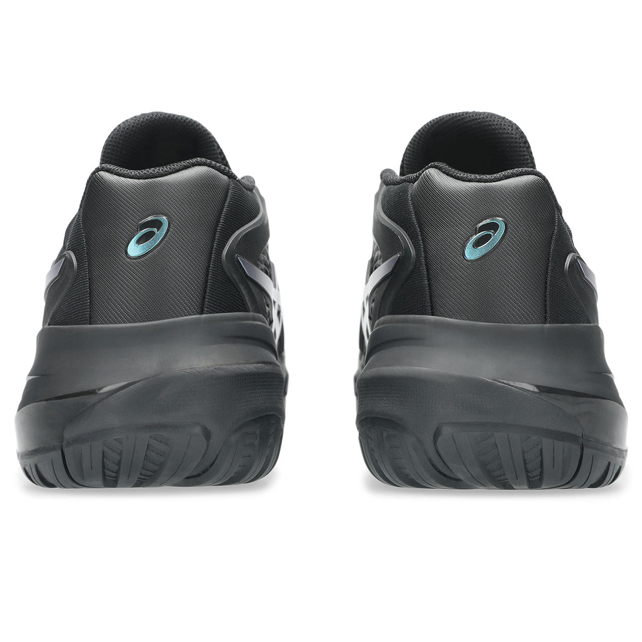 Asics Gel-Resolution – Black/Iridescent Cyan Tennis Sneaker
