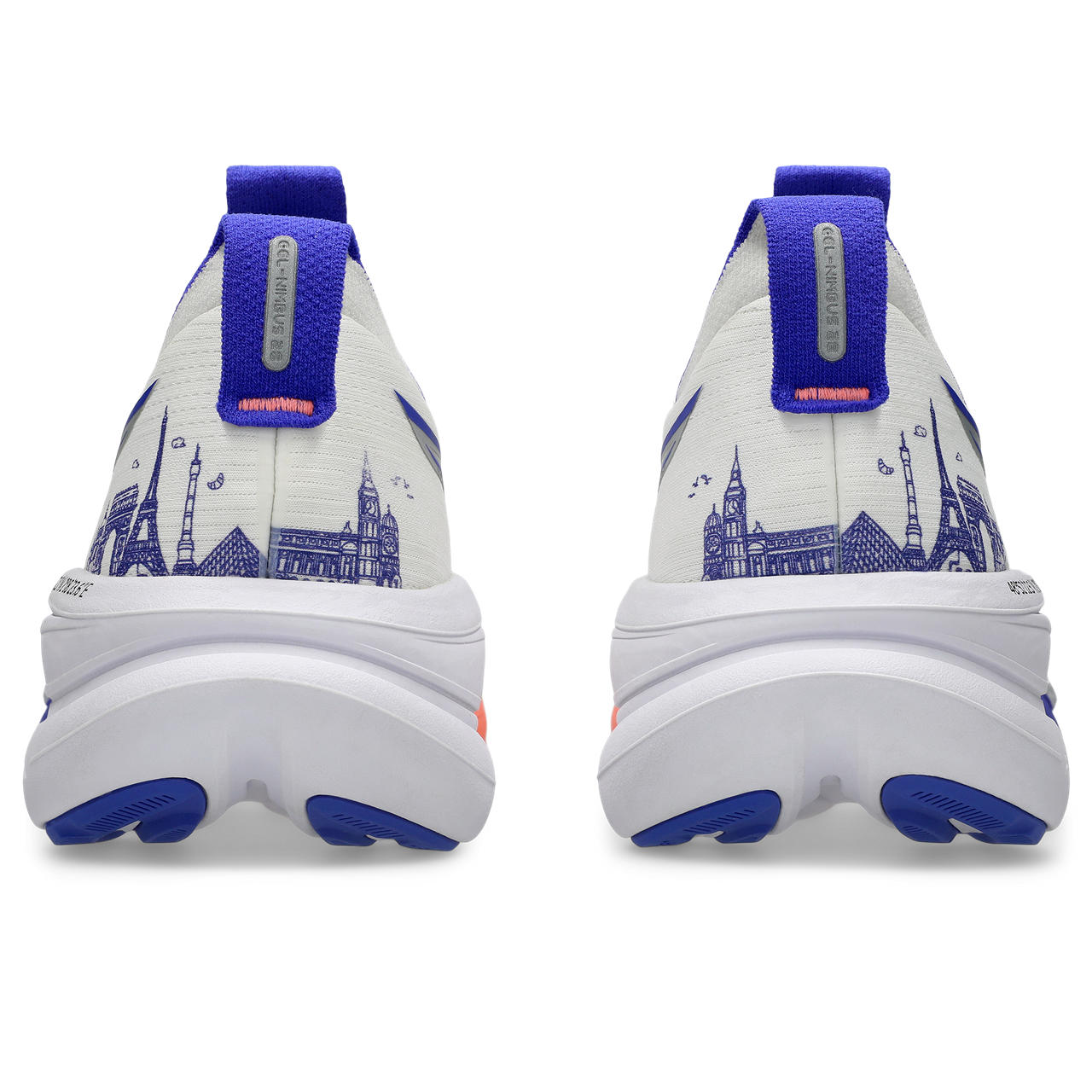 Asics Gel-Nimbus 27 White / Blue / Orange