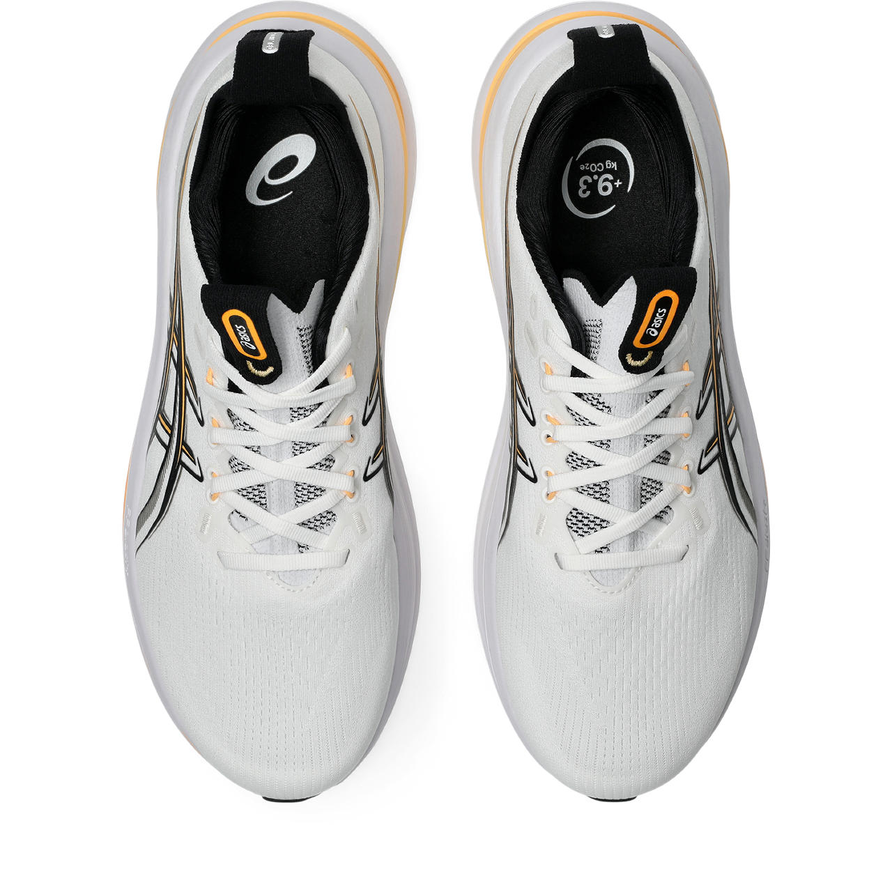 Asics Gel-Nimbus 27 White / Black / Orange