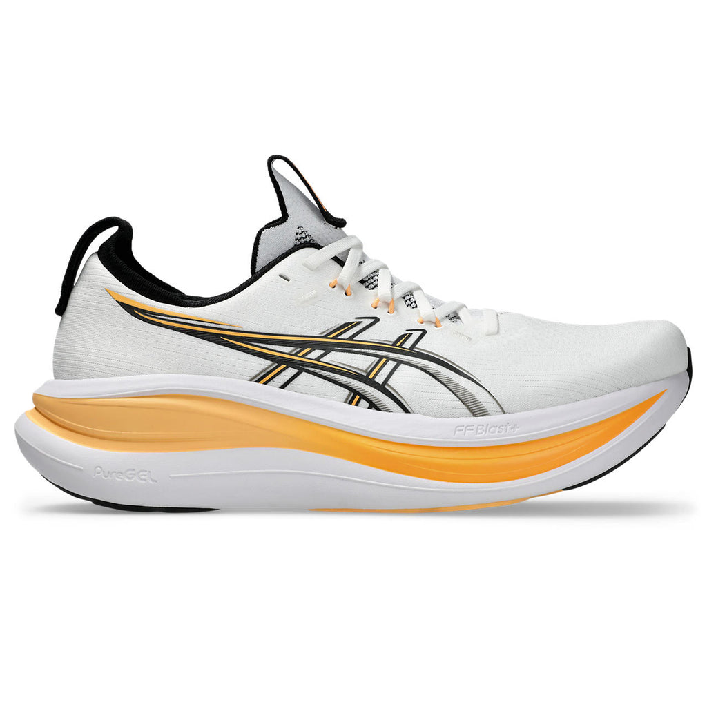 Asics Gel-Nimbus 27 White / Black / Orange