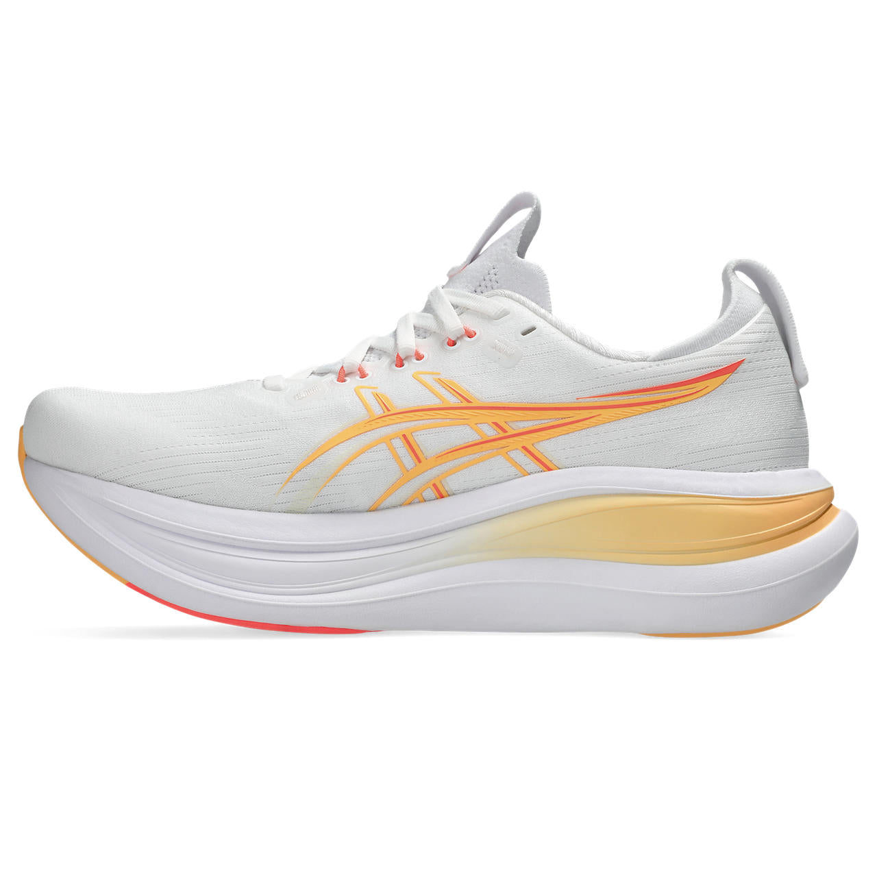Asics Gel-Nimbus 27 White / Orange / Yellow