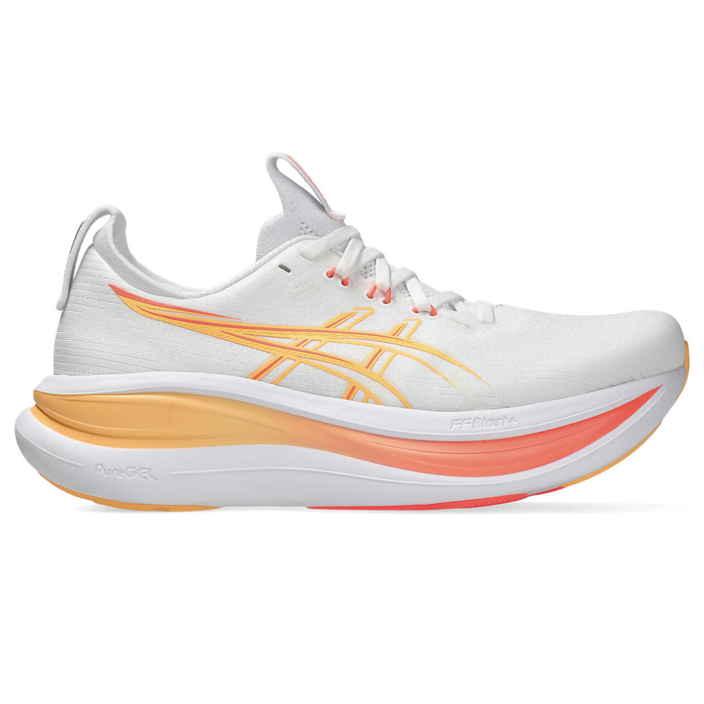 Asics Gel-Nimbus 27 White / Orange / Yellow
