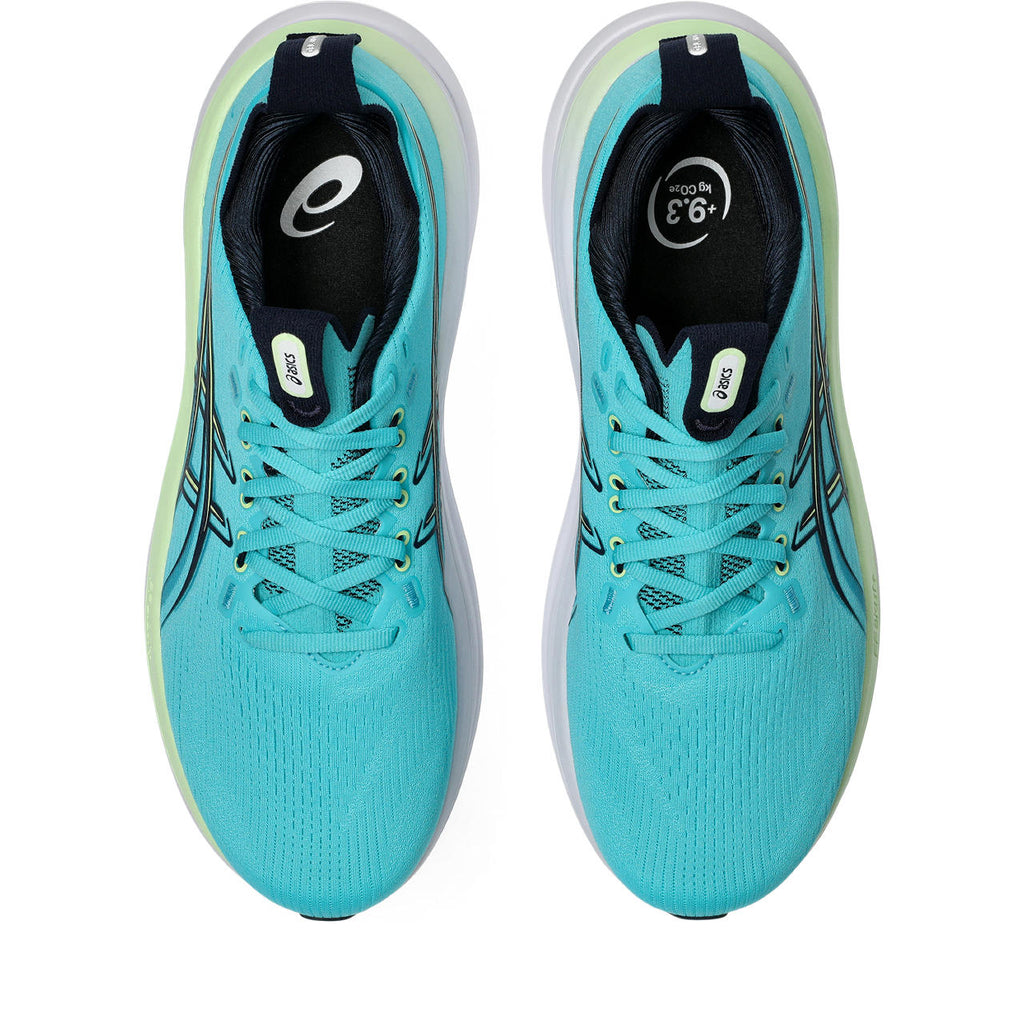 Asics Gel-Nimbus 27 Turquoise / Lime Green / White