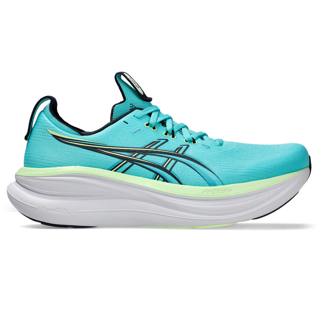 Asics Gel-Nimbus 27 Turquoise / Lime Green / White