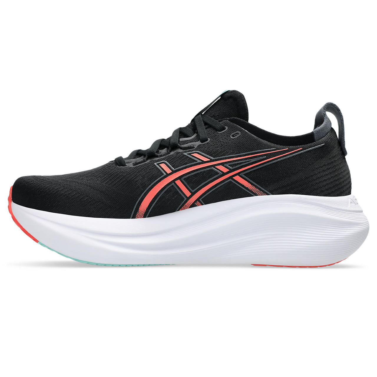 Asics Gel-Nimbus 27 Black / Coral / White