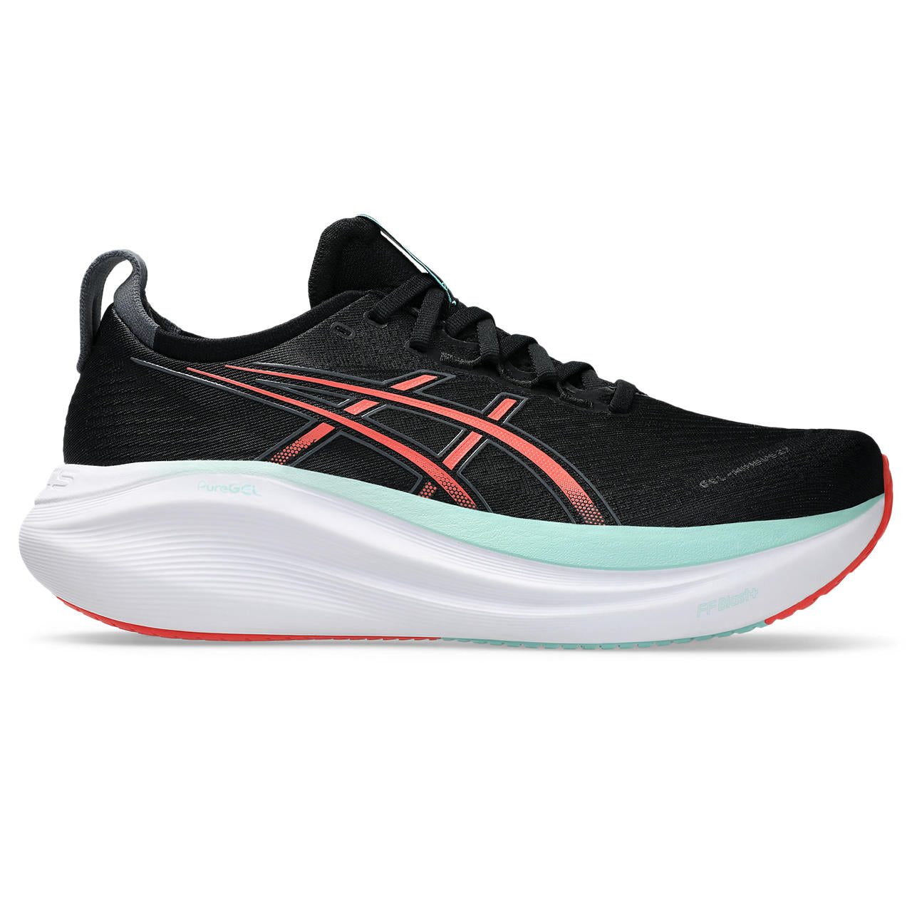 Asics Gel-Nimbus 27 Black / Coral / White