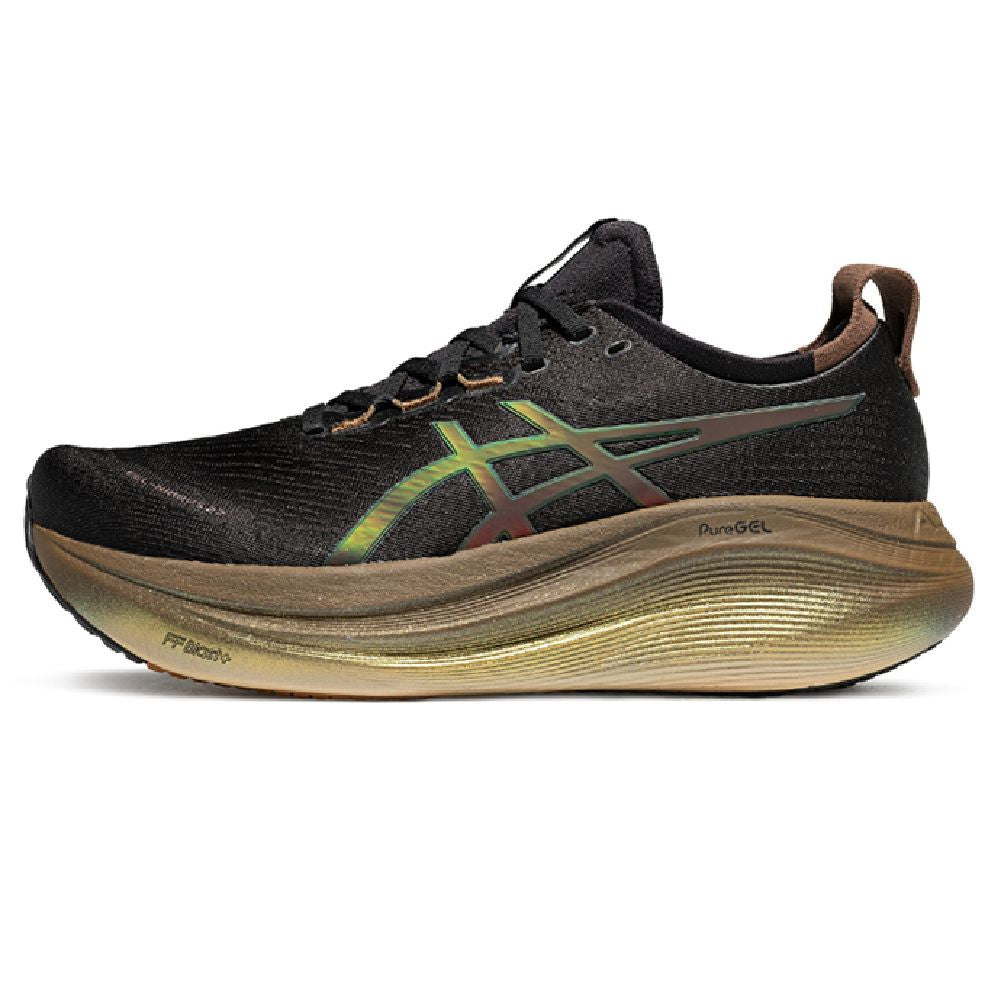 Asics Gel-Nimbus 27 Black / Iridescent / Tan
