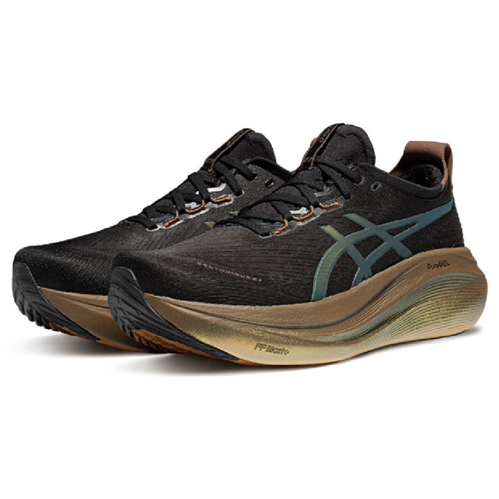 Asics Gel-Nimbus 27 Black / Iridescent / Tan