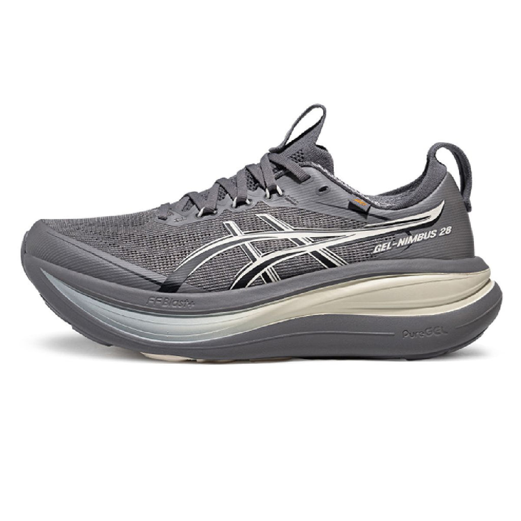 Asics Gel-Nimbus 28 Charcoal Gray / Silver / Beige