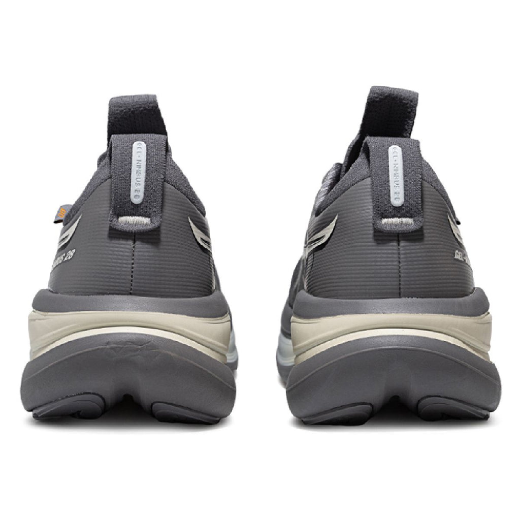 Asics Gel-Nimbus 28 Charcoal Gray / Silver / Beige