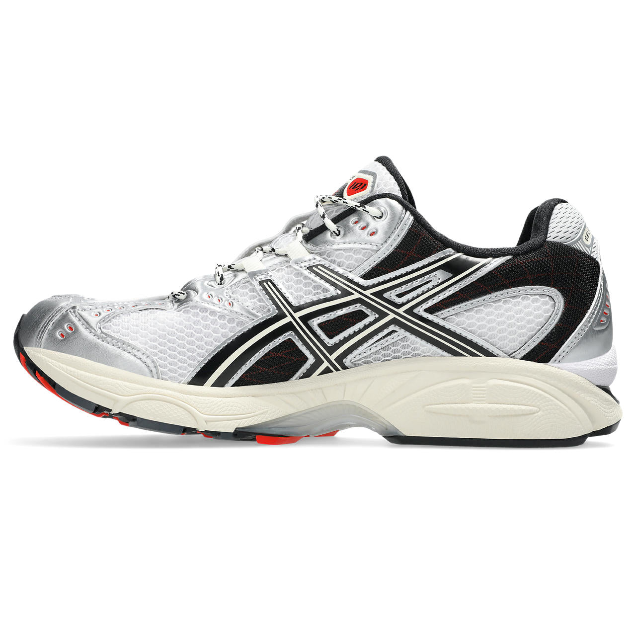 Asics Gel-Kayano 14 Silver / White / Black / Red