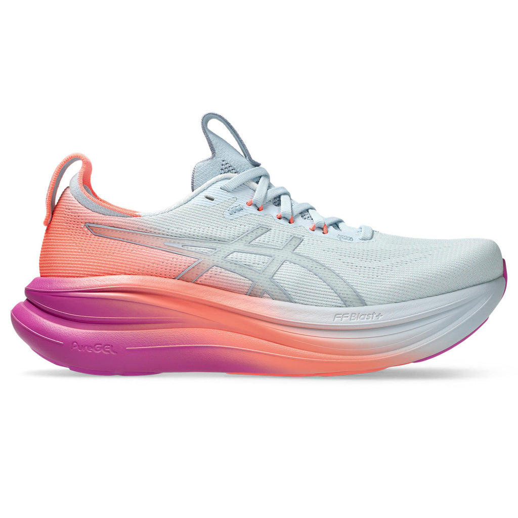 Asics Gel-Nimbus 27 Light Blue / Orange / Purple Gradient