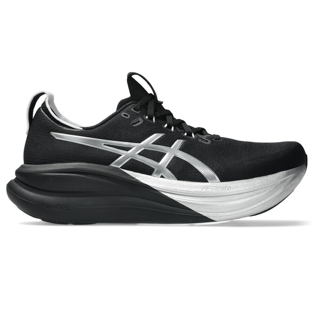 Asics Gel-Nimbus 28 – Black/Silver Running Shoe