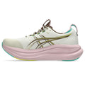 Asics Gel-Nimbus 28 – Off-White/Brown/Pink Running Shoe