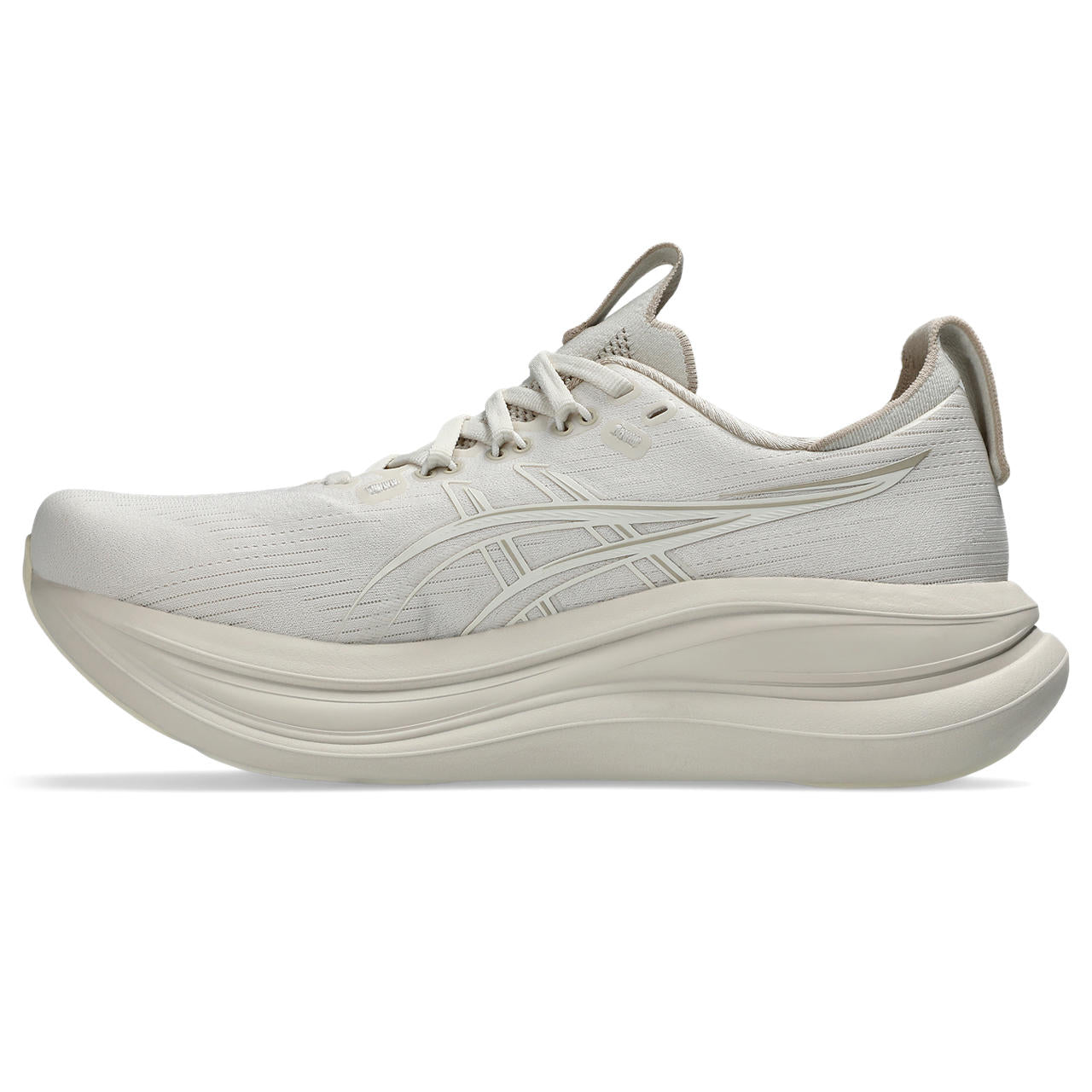 Asics Gel-Nimbus 28 – Off-White/Beige Running Shoe