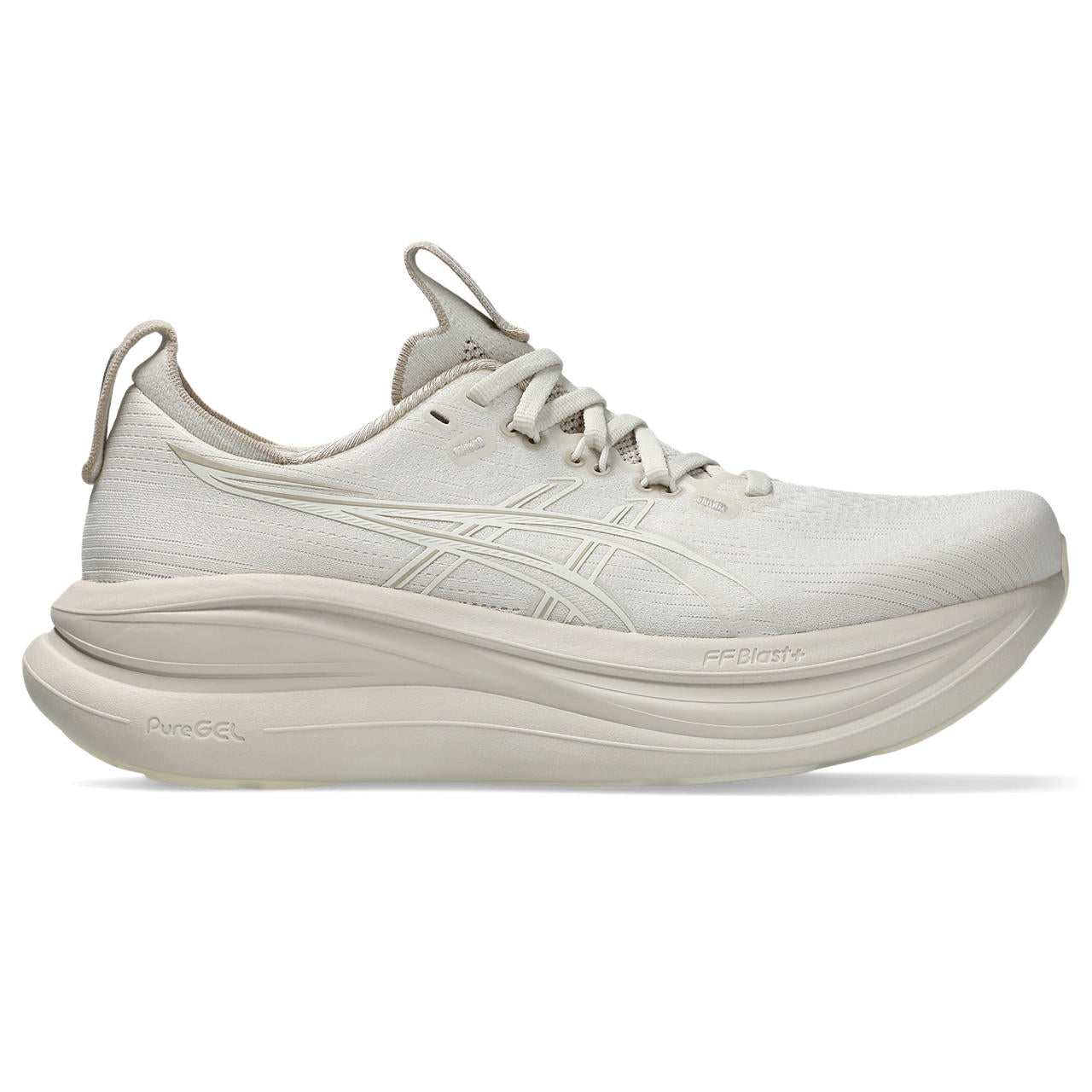Asics Gel-Nimbus 28 – Off-White/Beige Running Shoe