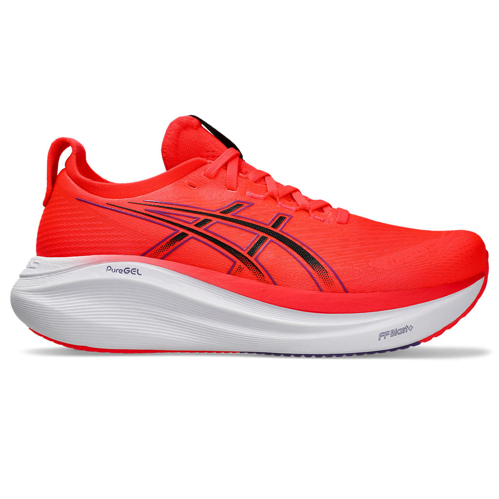 Asics Gel-Nimbus 28 – Red/Black/Purple Running Shoe