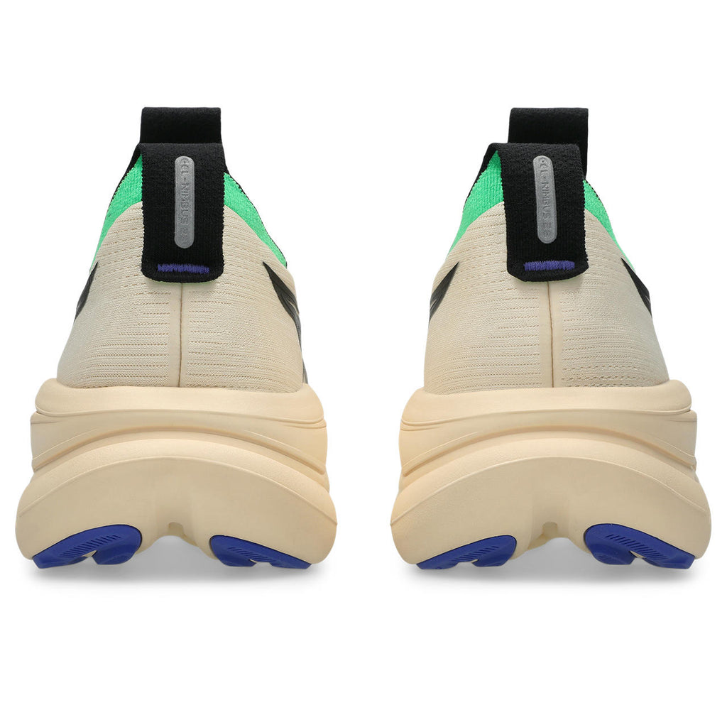 Asics Gel-Nimbus 28 – Cream/Black/Green Running Shoe