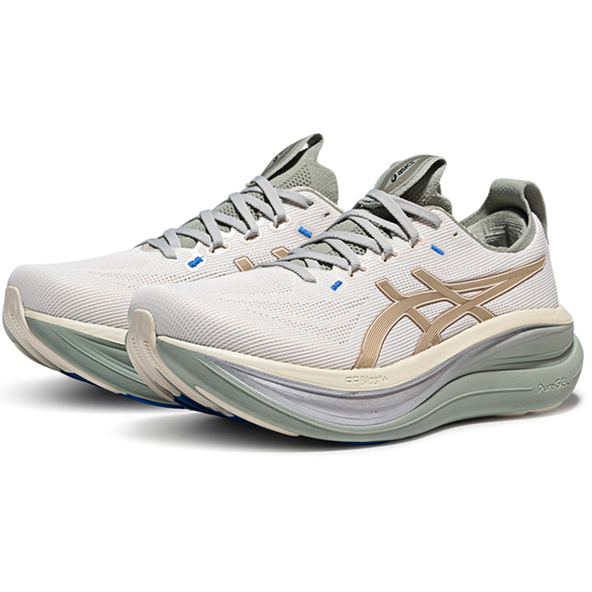 Asics Gel-Nimbus Off-White / Champagne / Sage Green