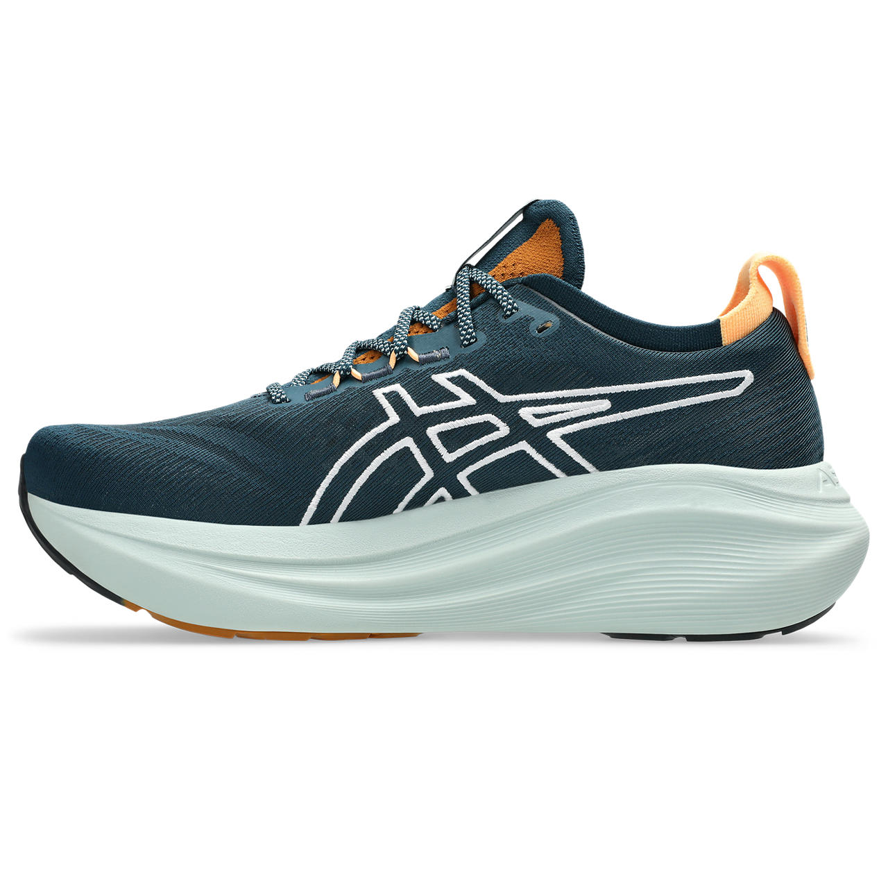 Asics Gel-Nimbus Teal Blue / White / Orange