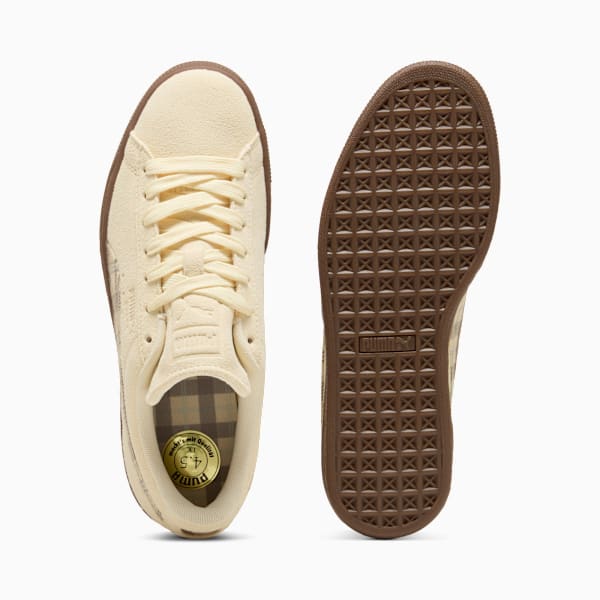 Puma Suede — Cream / Plaid
